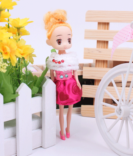 厂家直销18cm绮梦长脚娃娃围巾点钻 饰品批发挂件娃娃