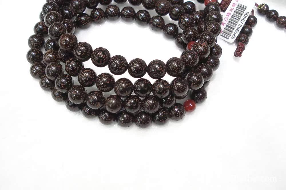 天然铁蛋菩提子108颗佛珠8mm绕圈手链厂家直销