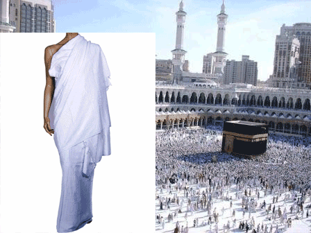 穆斯林朝觐者戒衣muslim hajj ihram图片_6