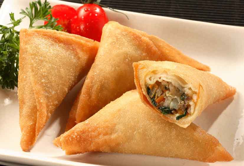 咖喱三角春卷/春饼/薄饼/油炸食品/冷冻/厂家直销