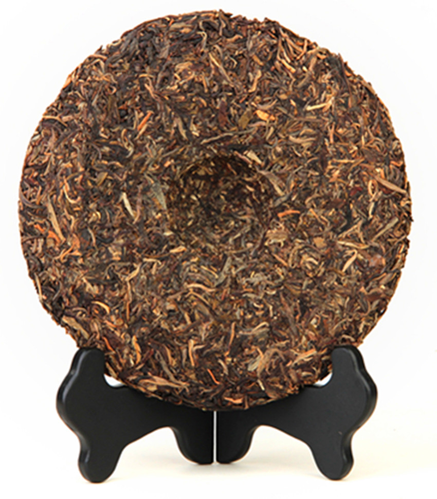 普洱茶2006年六大茶山佛海银毫饼金奖熟茶 普洱茶批发图片_4