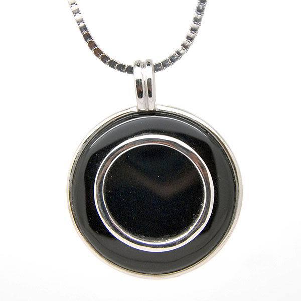 925纯银吊坠批发 镀白时光轮黑玛瑙吊坠 57.80,56.80元/个
