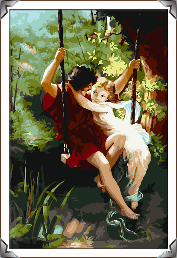 亚当与夏娃画作图片