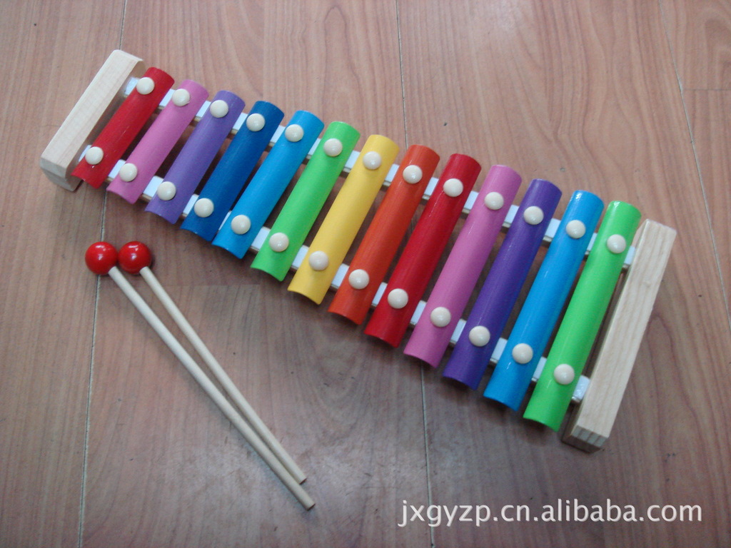 批发供应木制八音敲琴水果八音琴不锈钢八音敲琴