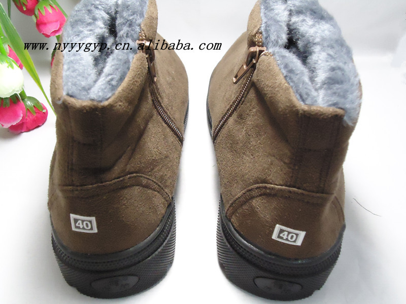 单鞋-供应正品相牌土黄色,咖啡色麂皮绒面僧棉鞋 可防水 假一罚十-单