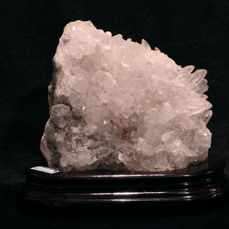 煦尧水晶*晶簇密能量大天然极品白水晶簇菊花石摆件 净化空气 130.