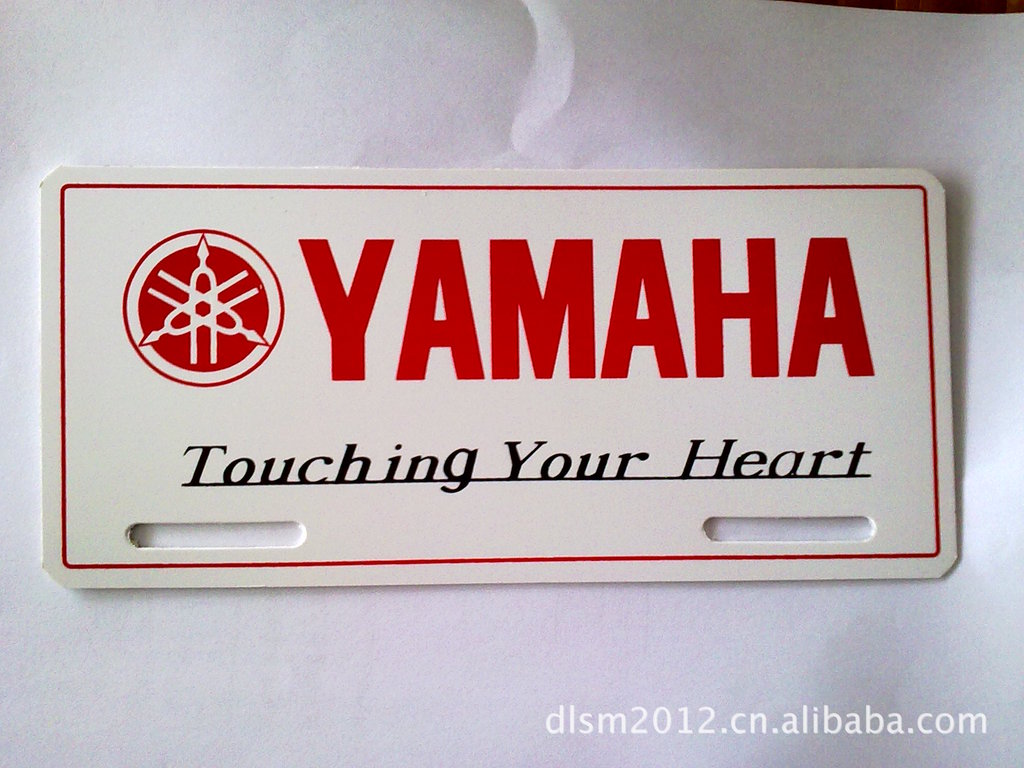 雅马哈车牌 雅马哈字牌 雅马哈标牌 yamaha标牌