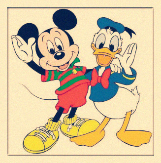 树脂工艺品 唐老鸭(donald duck) 迪斯尼经典动画人物