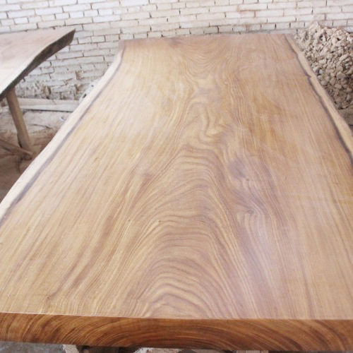 进口柚木大板桌 原生态家具 餐桌 个性原木实大电脑会议桌