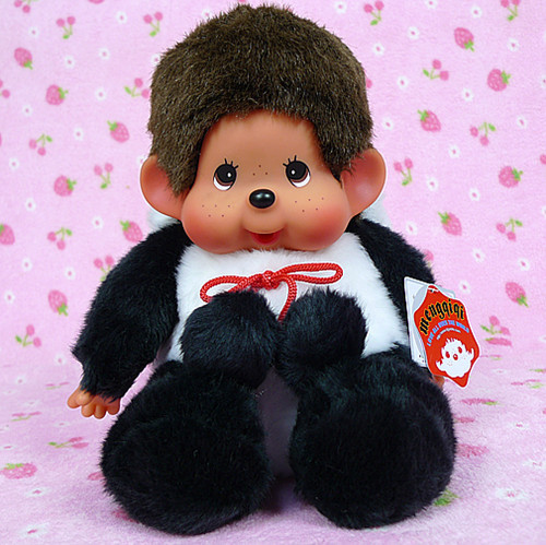 批发 蒙奇奇monchhichi 35cm趴趴熊 表情熊猫公仔 娃娃 玩具
