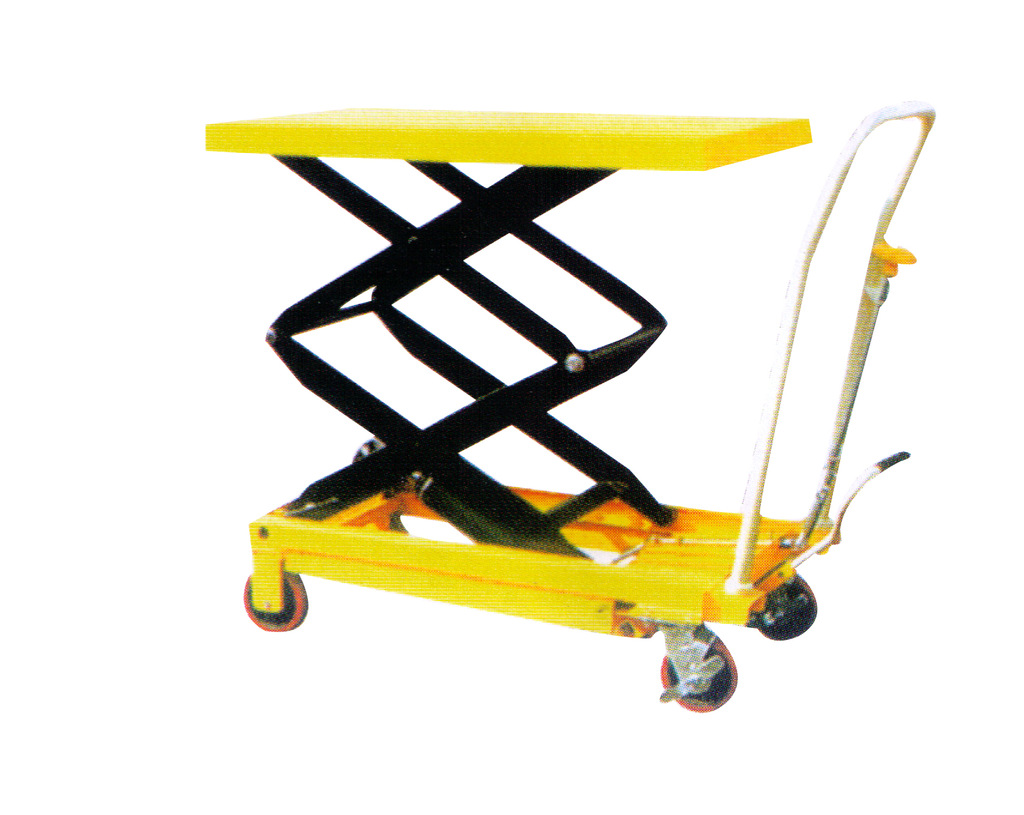 搬运车/搬运设备 升降机,升降平台 手动液压平台车/钢制材料搬运车