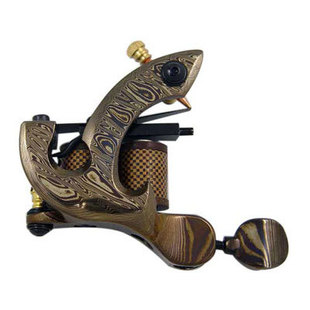 其他美容,化妆用具-c2517 大马士革钢纹身机 割线机/打雾机/精品/tatt