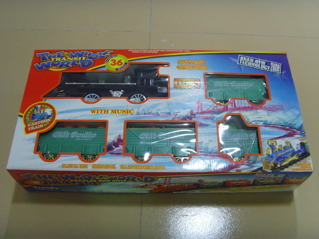 火车套装 电动有轨道小火车玩具 儿童玩具火车轨道