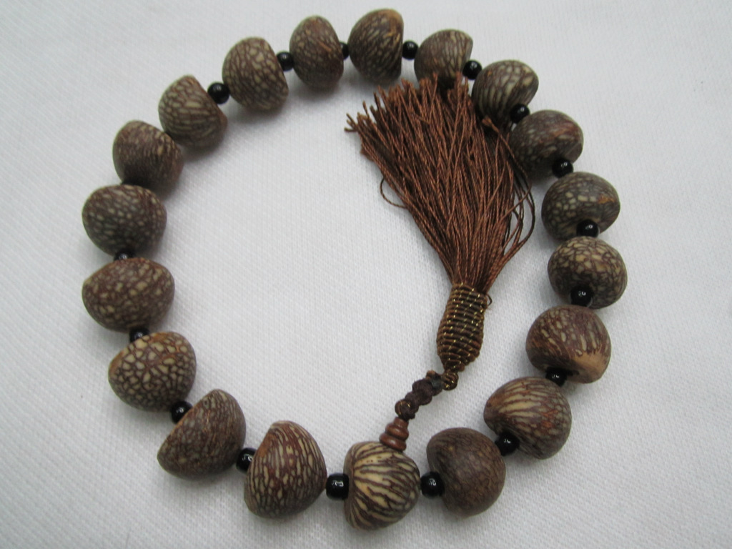 天然宝塔金丝果(血丝)菩提子提珠 佛珠 直径 20-22mm