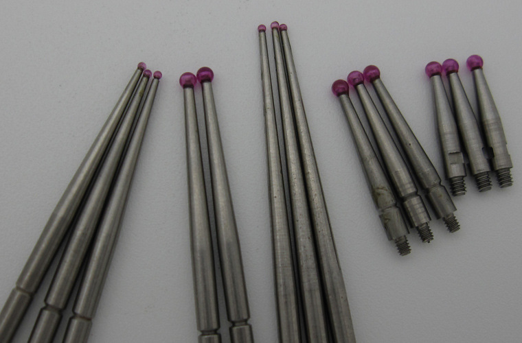 专业生产 百分表白钢测针 钨钢高度仪测针 杠杆表红宝石测针