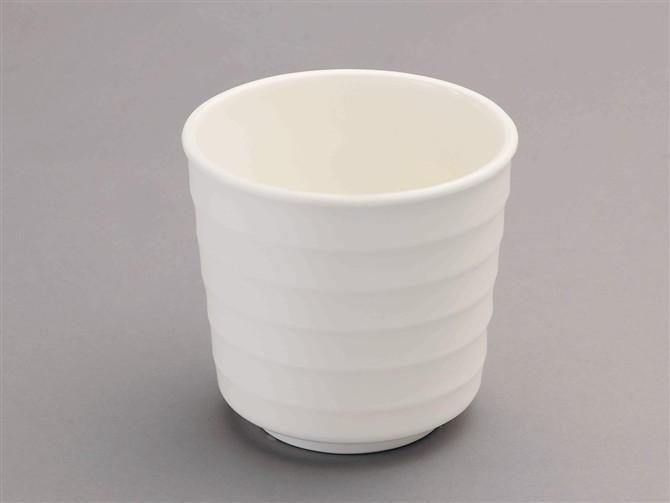 供应横纹杯 牛奶杯餐饮杯饮料杯仿瓷密胺酒店餐具批发