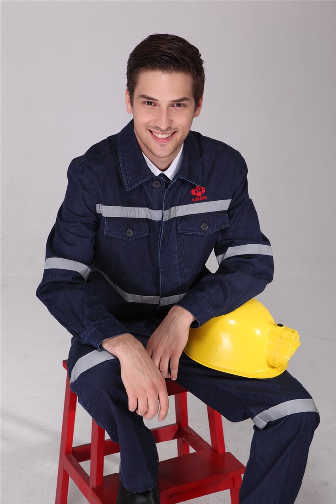 梅兰服饰定制 中煤集团牛仔矿工工作服