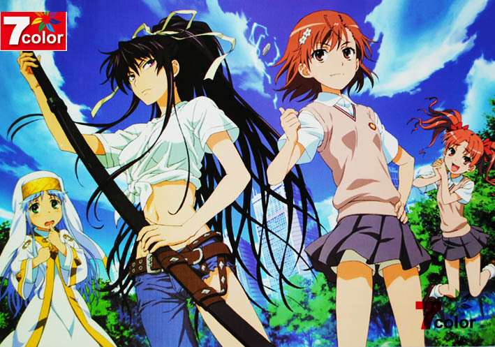 开学特惠动漫卡通k压纹海报8张一套周边批发top045