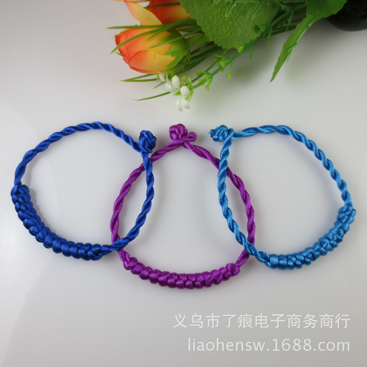 千千结红绳手链礼品批发促销赠品批发2元店地摊热卖七夕小饰品