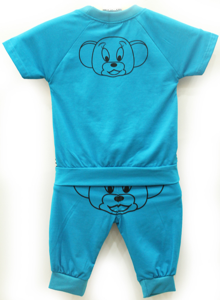 笨笨熊版童套装 时尚卡通版童套装 夏款童