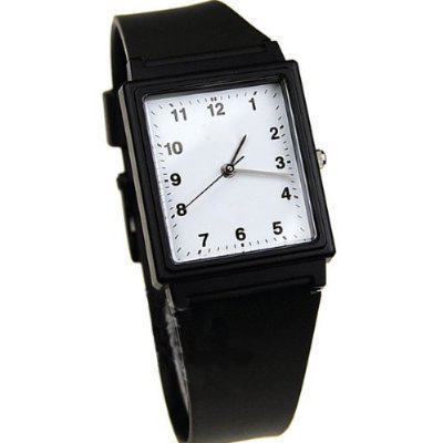 方形 简约时尚数字指针男表 复古男表 型男必备男士手表图片_8