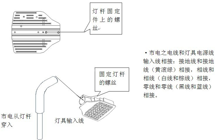 led路灯佰鸿4组t系列路灯120w