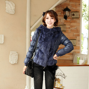 安玖拉批发女士棉服外套潮冬装棉衣女130928修身连帽棉衣外套