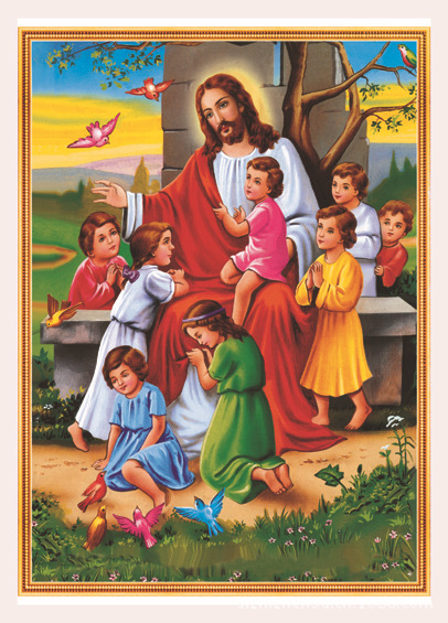 广东广州厂家直销高清裸眼3d三维立体画 天主教/基督教/宗教画 耶稣画