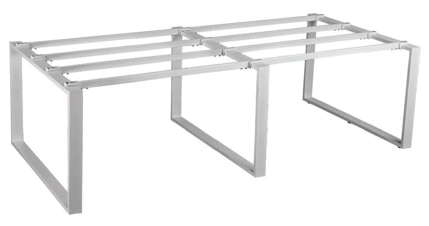 组合办公家具钢架 职员桌钢脚 会议桌脚 金属台脚 方管台架