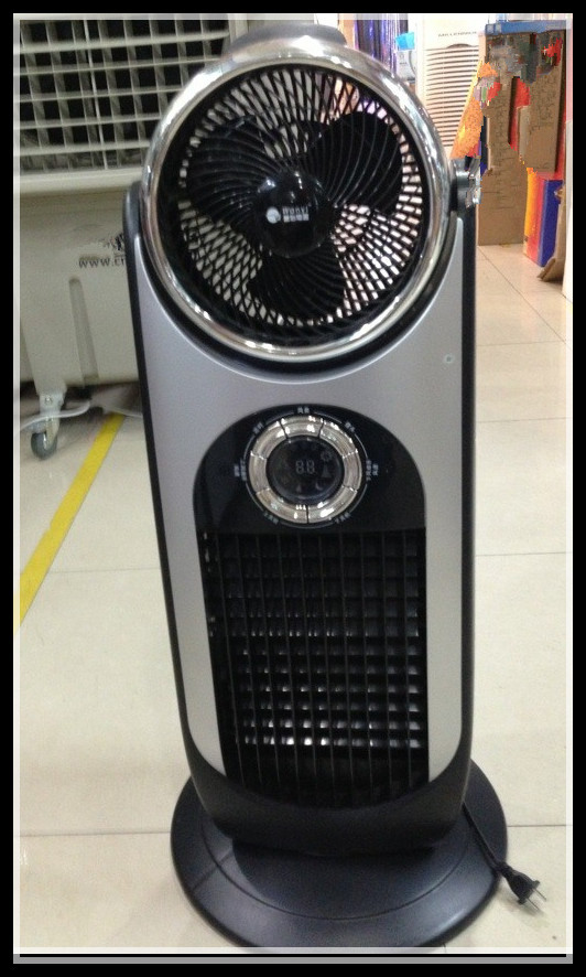 红色大方水风扇办公室家用小型电风扇waternk