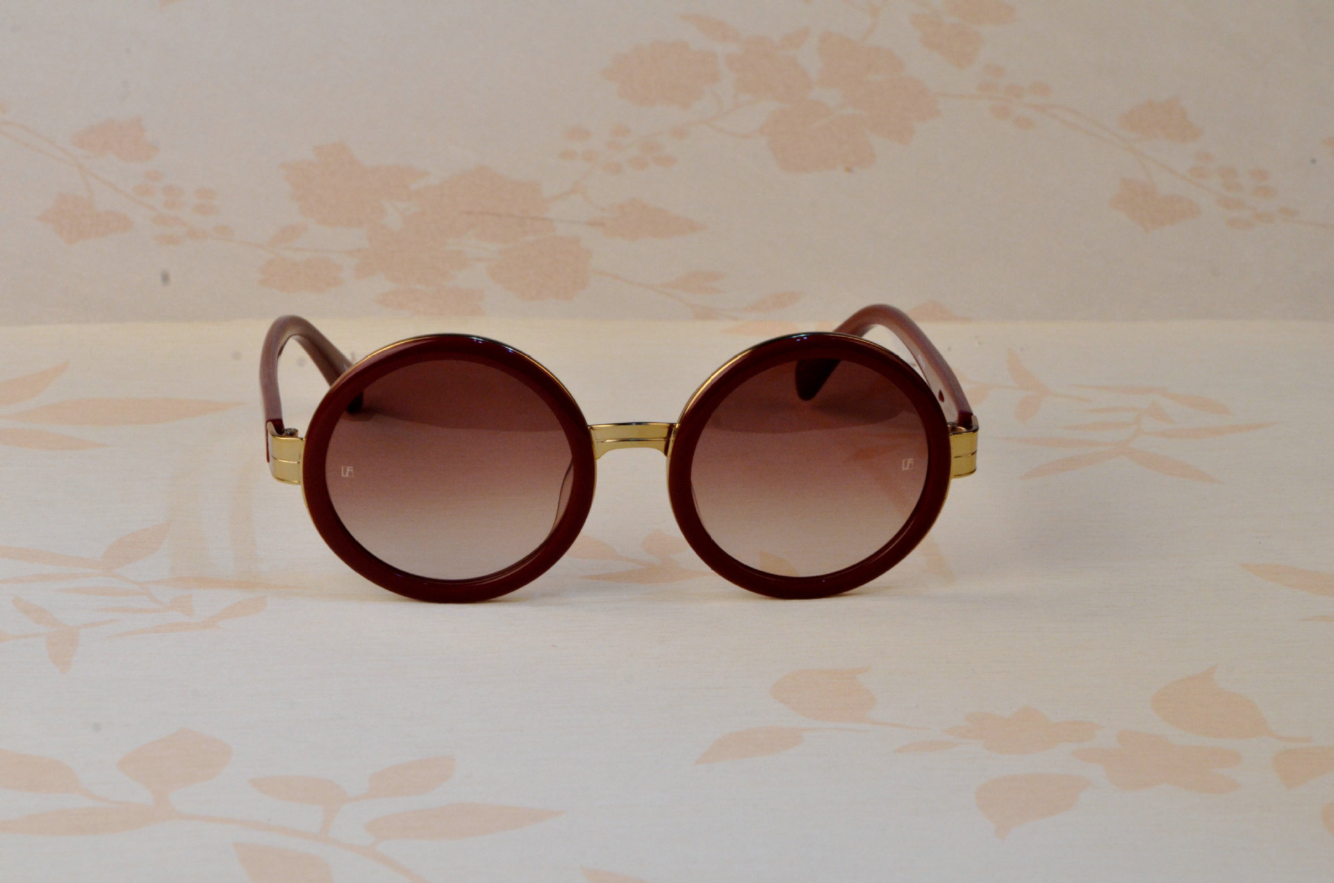 复古风圆框太阳镜 深圳品牌太阳眼镜厂家时尚金属墨镜批发nl0265