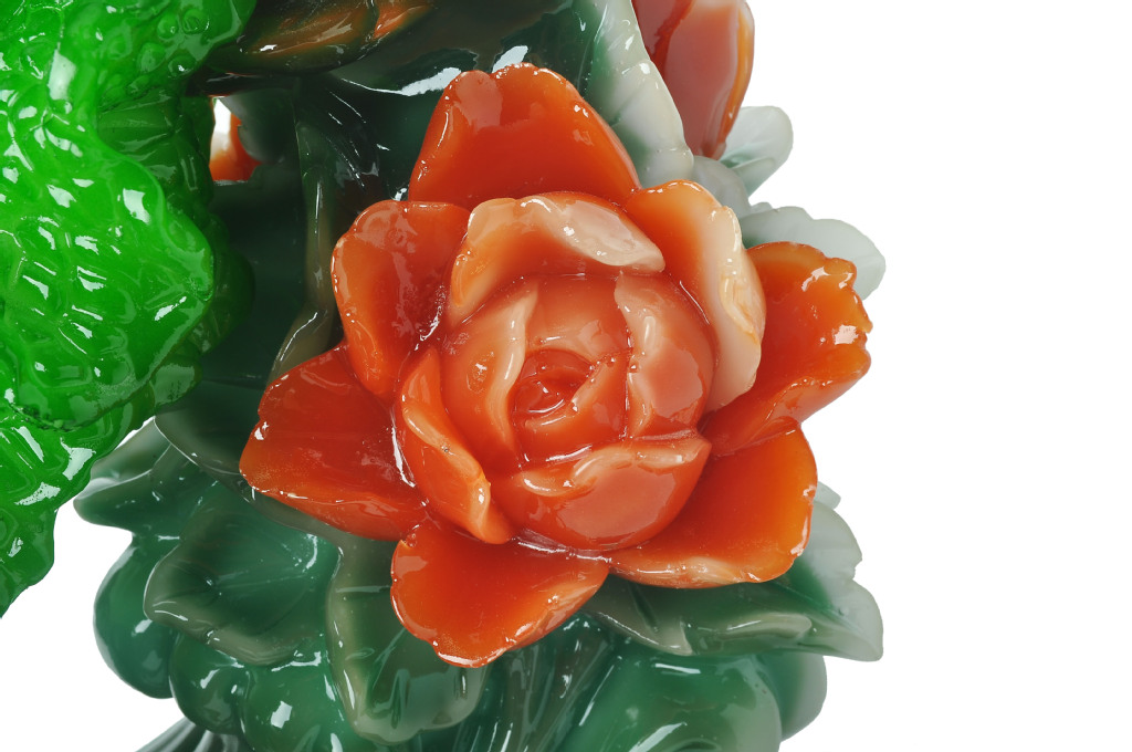 富贵百财 玉白菜 树脂材质工艺品 仿玉摆件 办公开业家居礼品批发