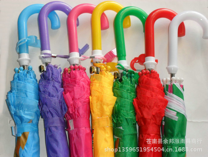 最新款超可爱 喜羊羊珠光花边儿童伞 卡通小雨伞 喜洋洋跳舞伞