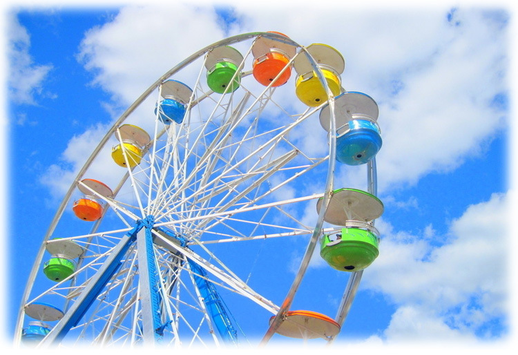 迪邦-0780 儿童益智3200片嘉年华摩天轮拼装积木 七巧diy玩具