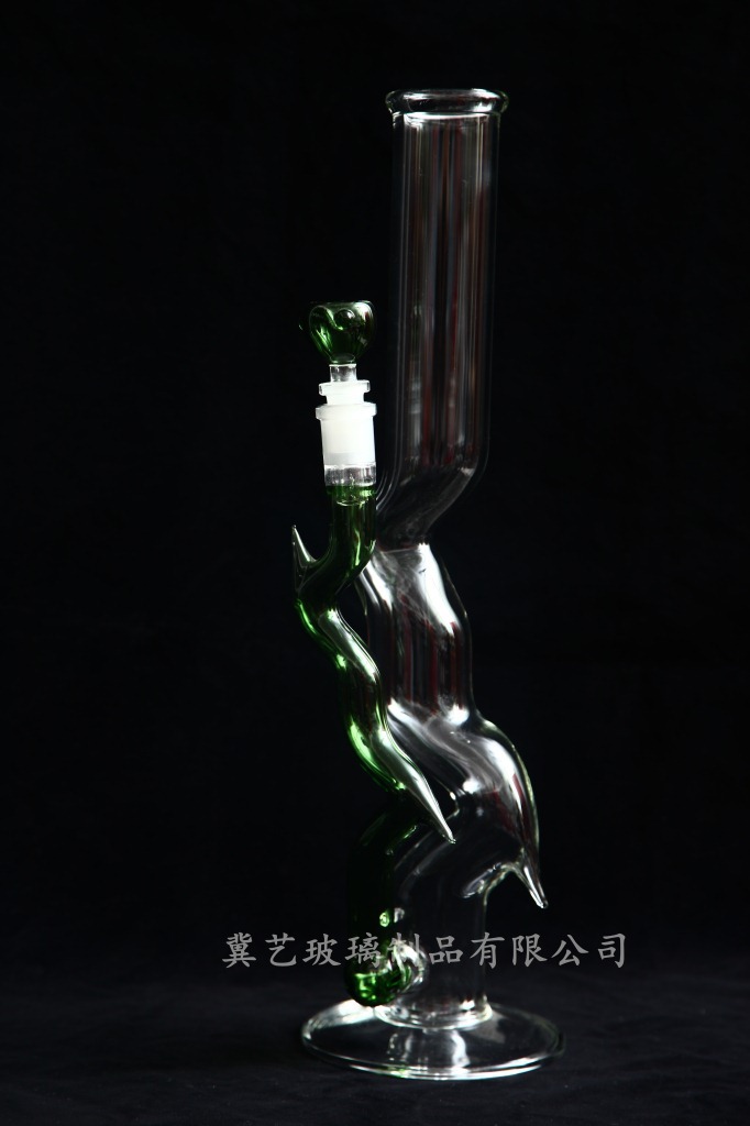 玻璃烟枪,水烟,高硼硅玻璃,耐高温玻璃吸烟器图片_12
