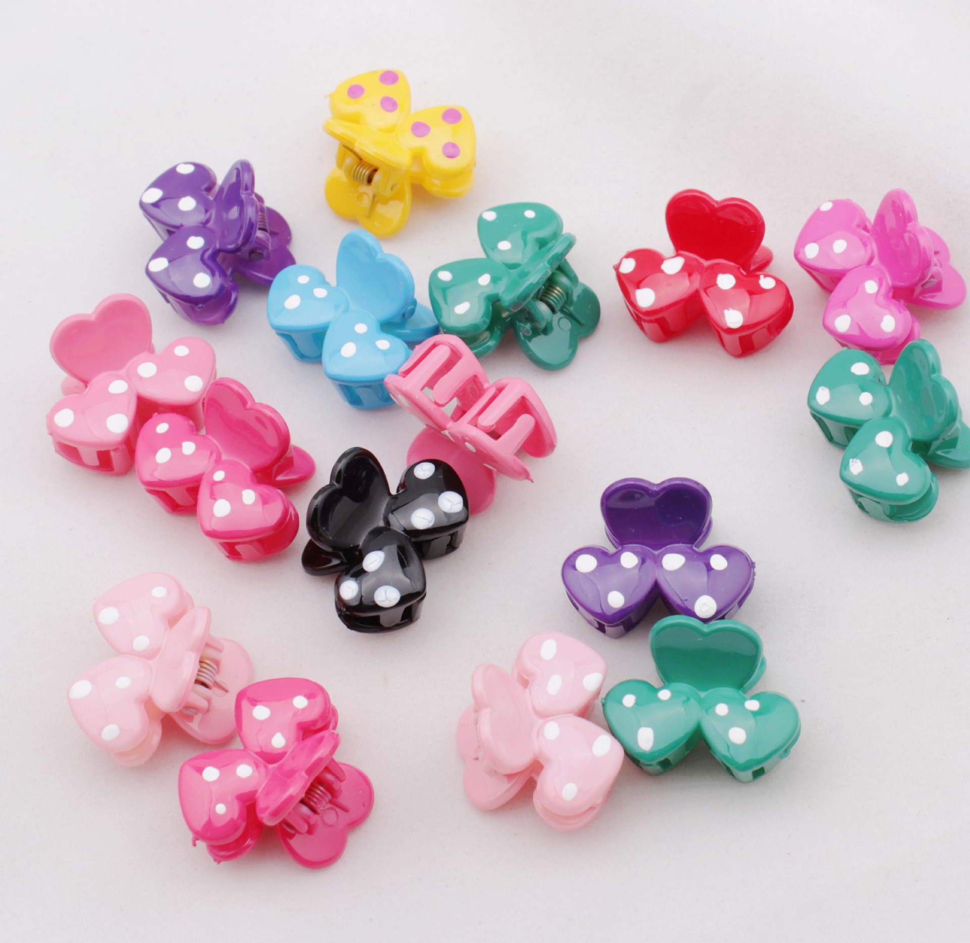 儿童饰品流行美儿韩国发夹顶夹边夹糖果小抓夹亚克力发饰发夹批发