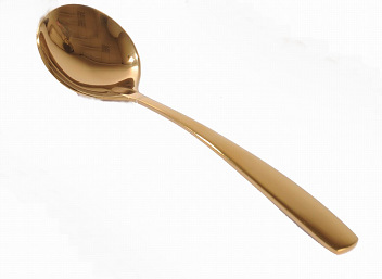勺子 钛合金勺,金色美观时尚,硬度高耐磨性好,造型美观.