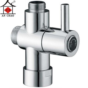 安巢分水器一进二出全铜快开/花洒分水阀/三通转换阀/淋浴配件