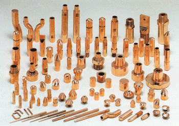 订做各种焊机电极,滚焊机电极,kcf定位销,弯电极