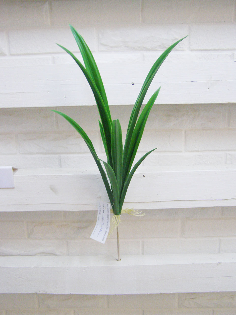 仿真花 仿真叶类 仿真剑叶 dj-9 九片大单枝剑叶枝 剑叶