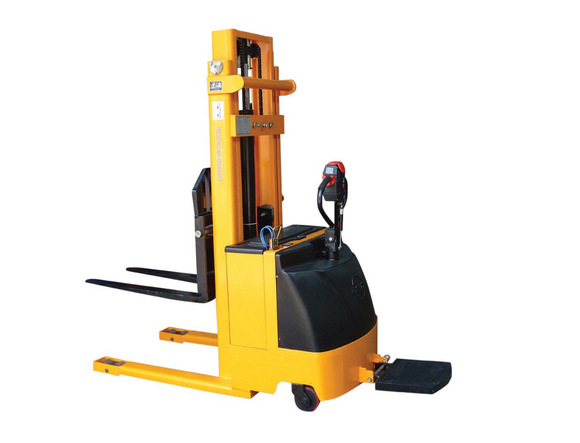 cdd全电动堆高车 自动行走自动升降 1.5吨2米电瓶叉车