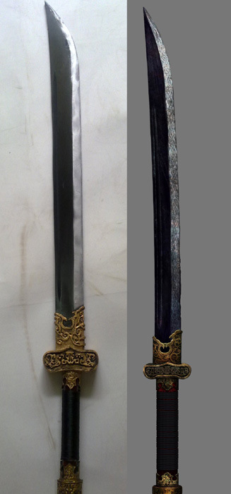 盗墓笔记 黑金古刀 小哥 张起灵 闷油瓶 cos道具刀剑1:1未开刃!