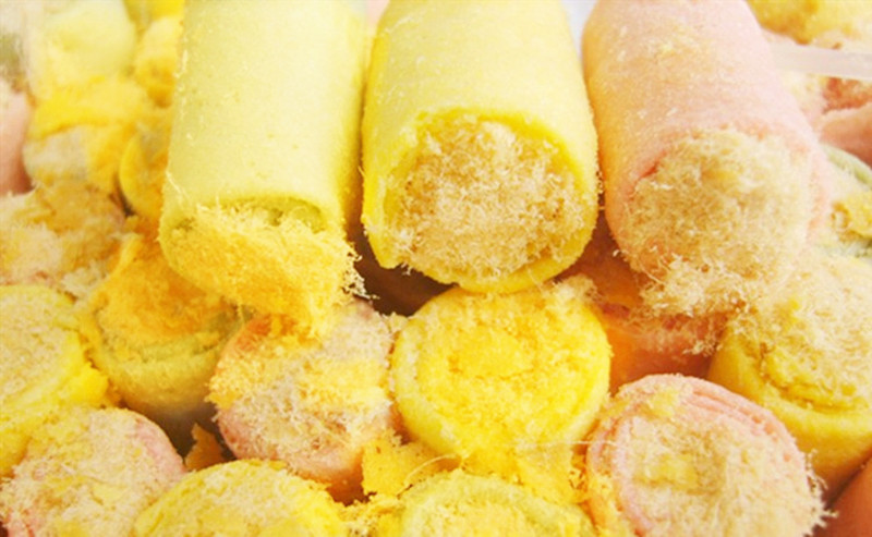 澳门香记 金牌 三色肉松蛋卷王 250g克*12盒