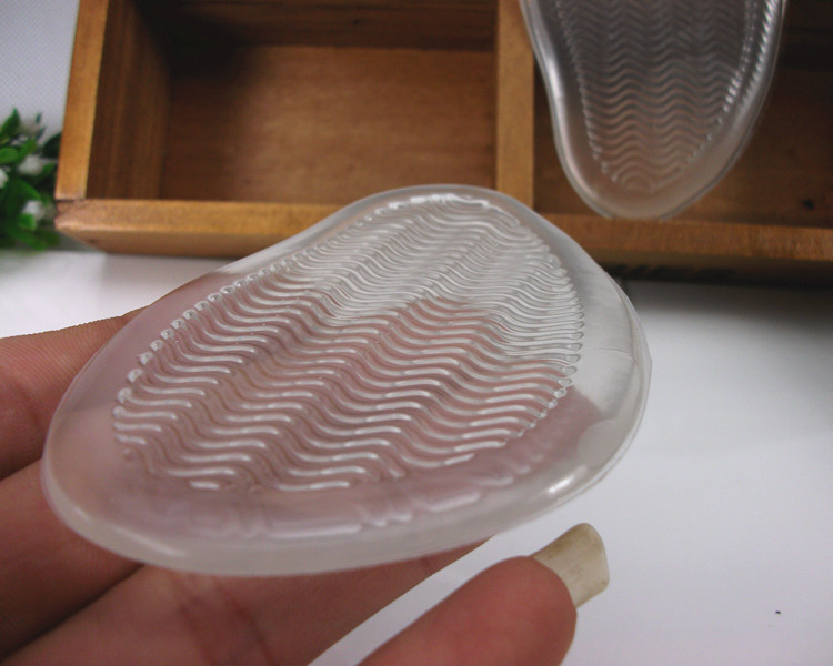 前掌垫批发 透明硅胶半码垫 有粘性 高跟鞋垫 柔软 防磨脚防滑垫