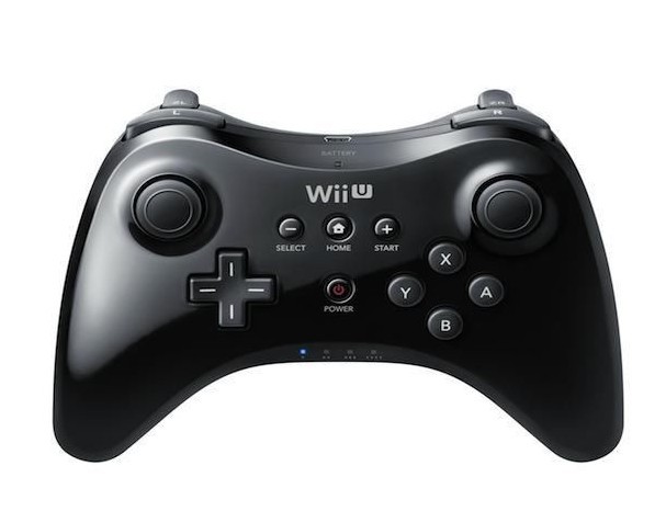 【厂家直销】wii u 最新手柄 牛角手柄 黑白 wiiu无线手柄