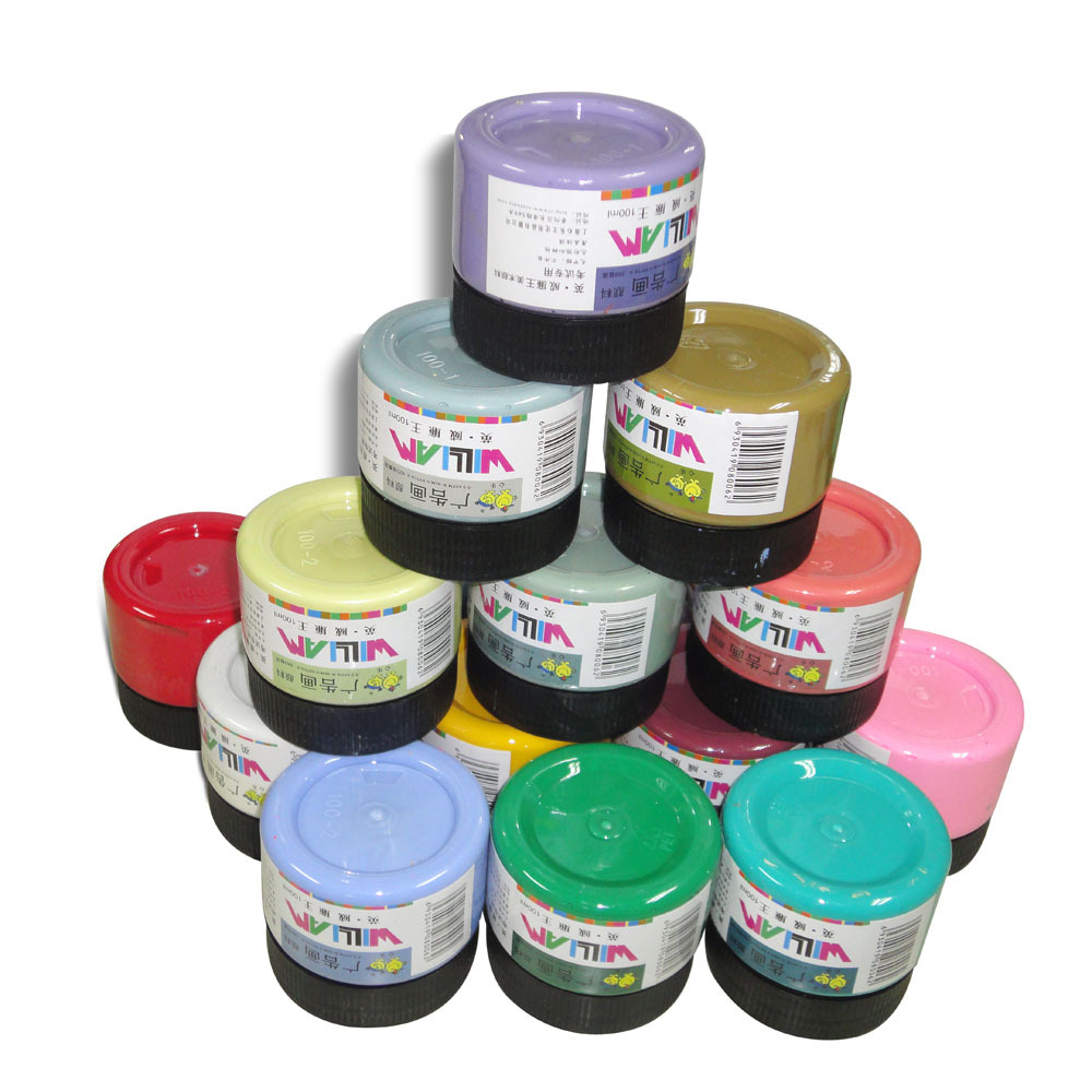 高级灰65色浓缩广告画颜料 绘画水粉颜100ml厂家/批发/供应商