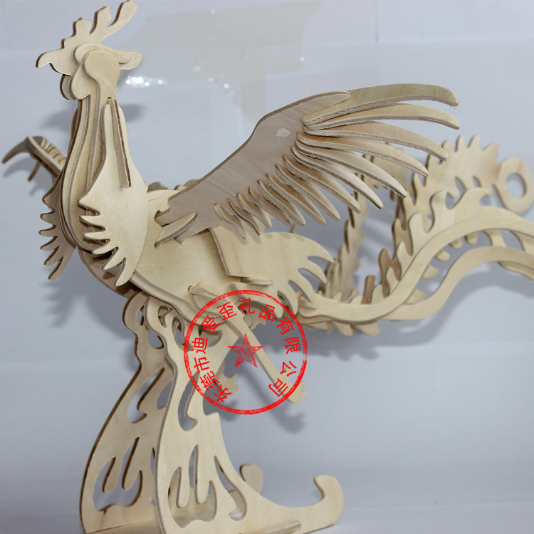 【凤凰】积木模型|3d木制仿真模型|热卖小商品批发|拼图厂家批发