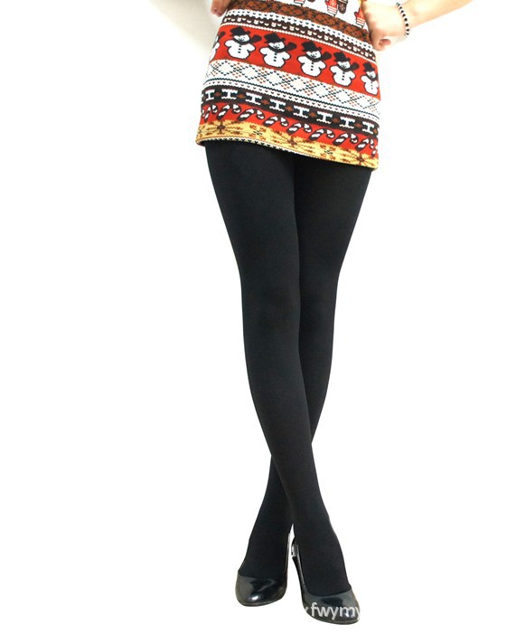 心宇8002烧毛真丝天鹅绒连裤 丝袜打底裤连裤