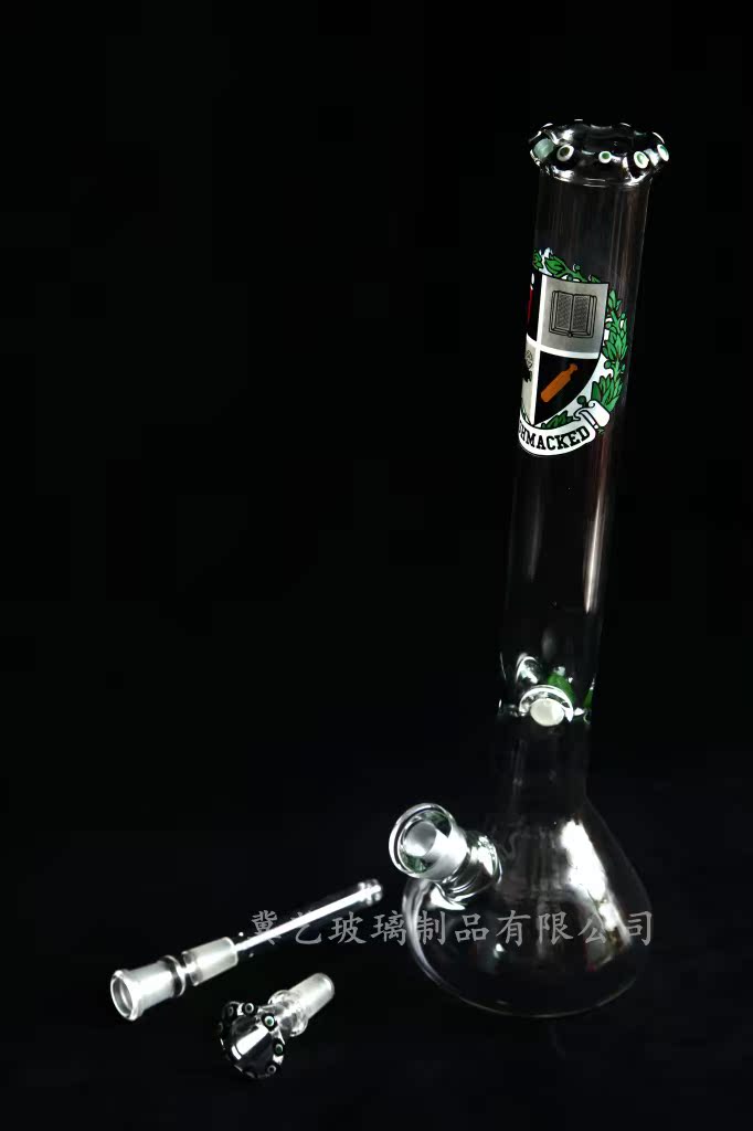玻璃烟枪,水烟,高硼硅玻璃,耐高温玻璃吸烟器图片_23