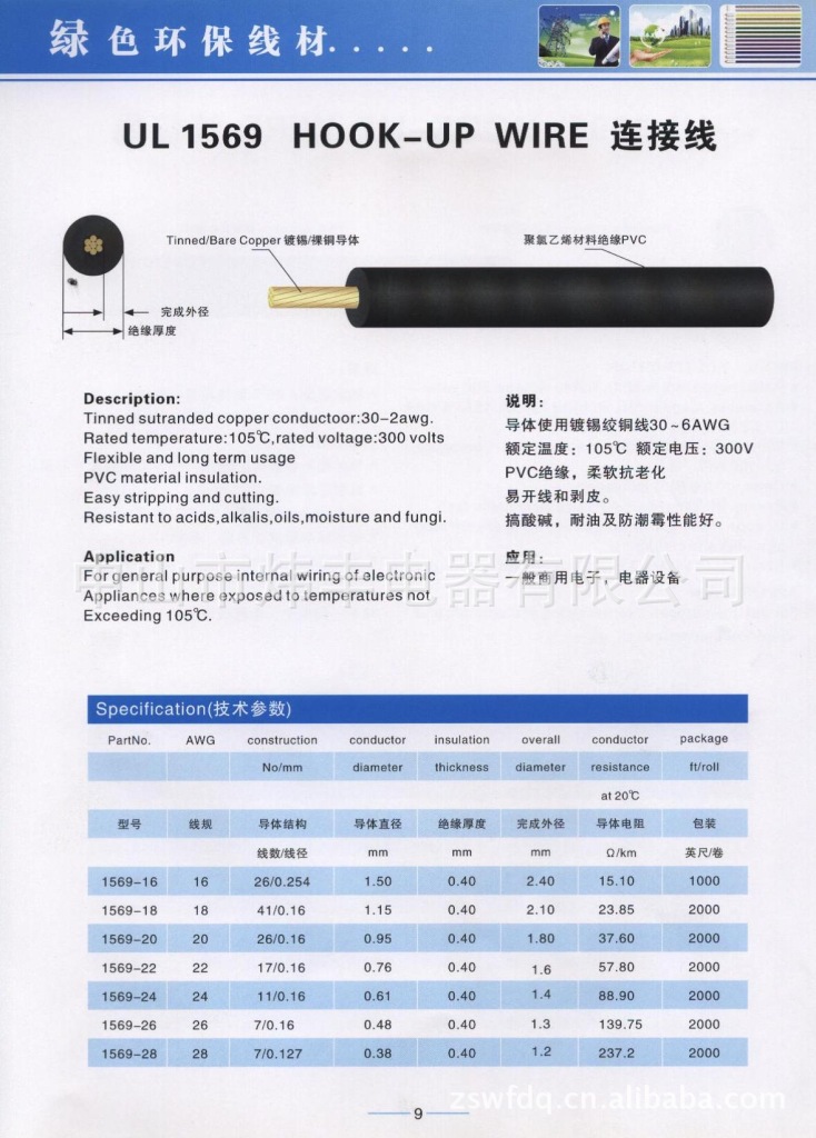 【廠家】【現貨】【大量供應】【品牌正品】ul1569端子線電子線